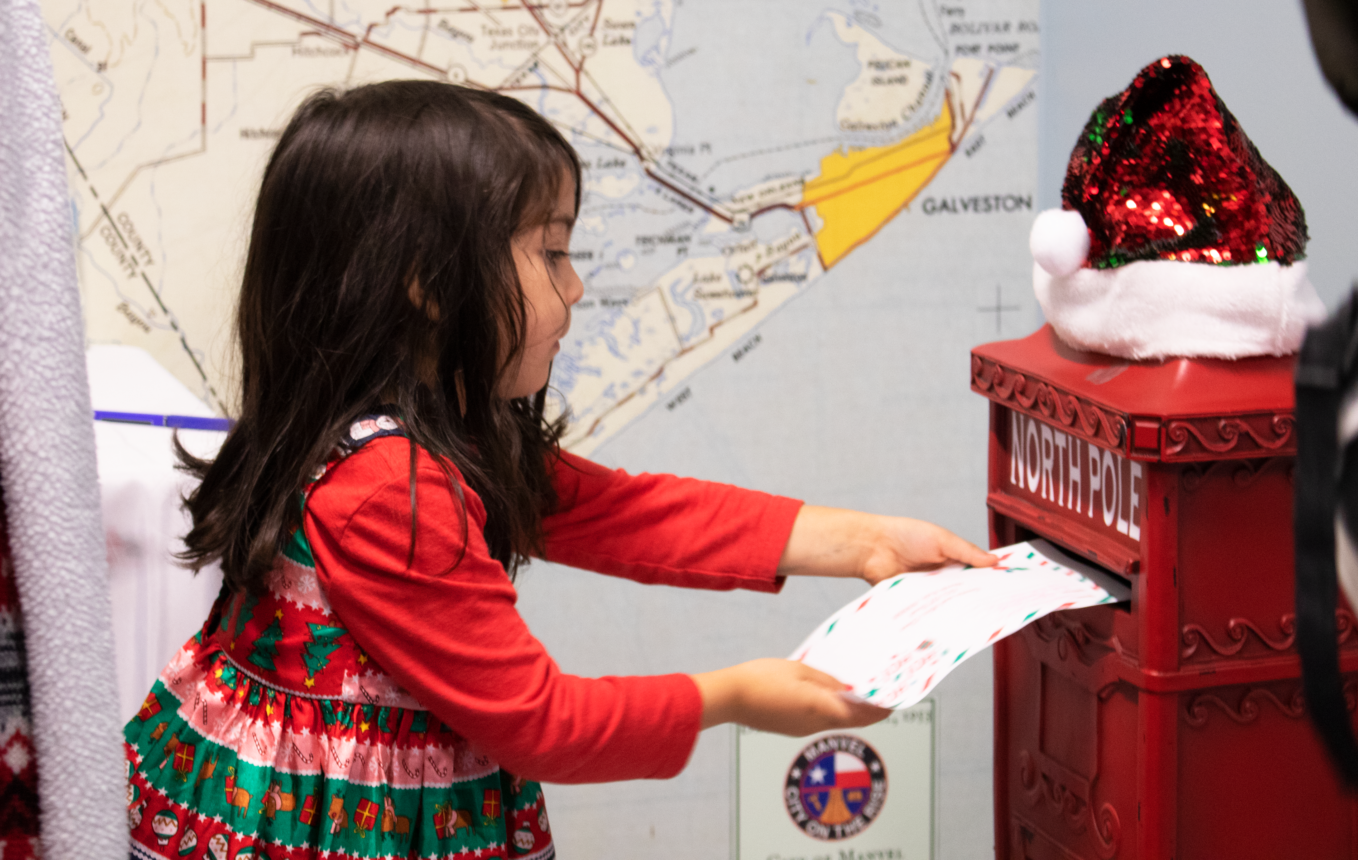 Photo from the Cookies & Cocoa with Santa event. 